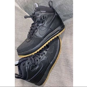 Black Air Force 1 Duck Boots